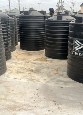 Water tanks in Benin Edo available in different sizes and prices